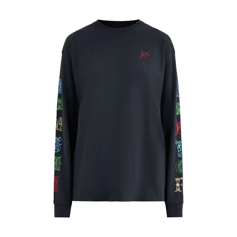 Winter Solstice Long Sleeve T Shirt Grey