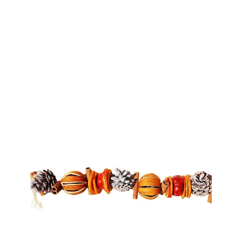 Orange Winter Garland Ornament 40cm