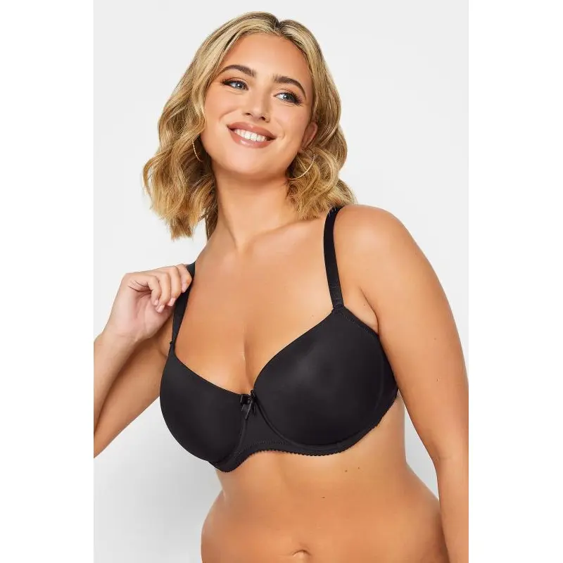 YOURS Black Moulded Underwired T-Shirt Bra