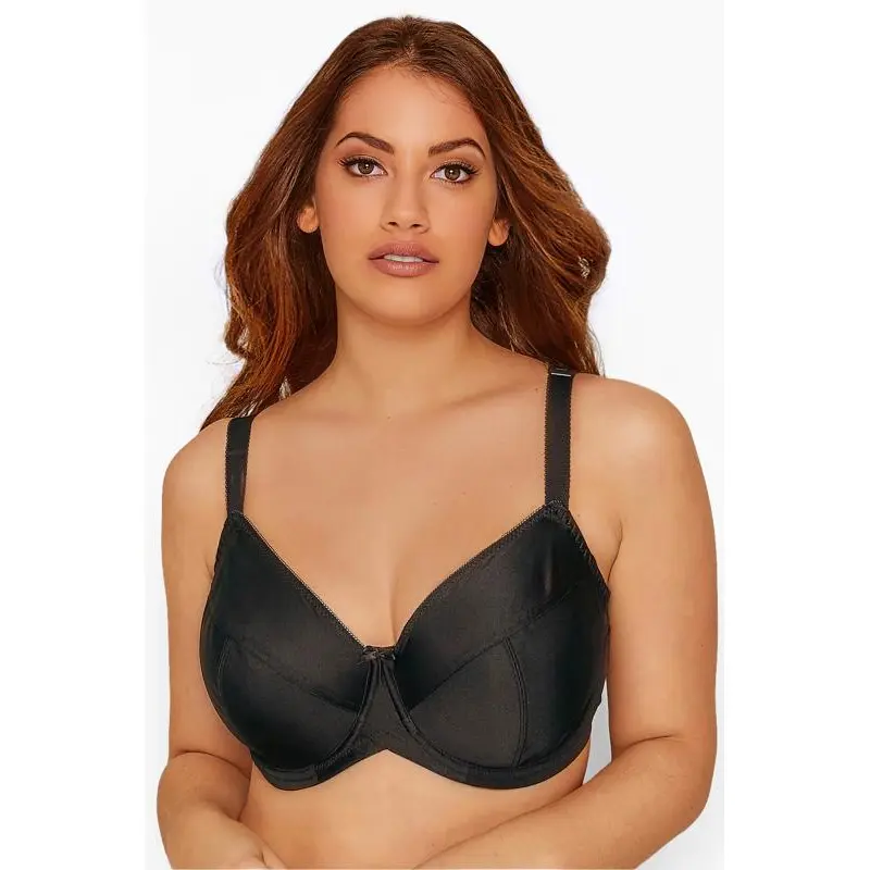 YOURS Black Smooth Non-Padded Underwired Full Cup Bra