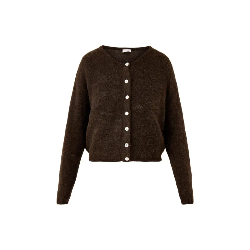 Vitow Wool Cardigan Brown