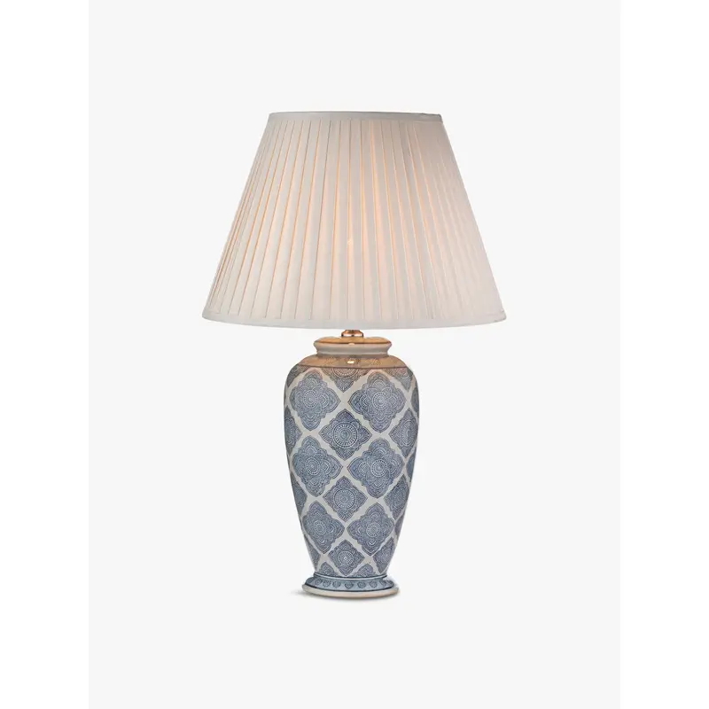Ely Table Lamp Blue Base