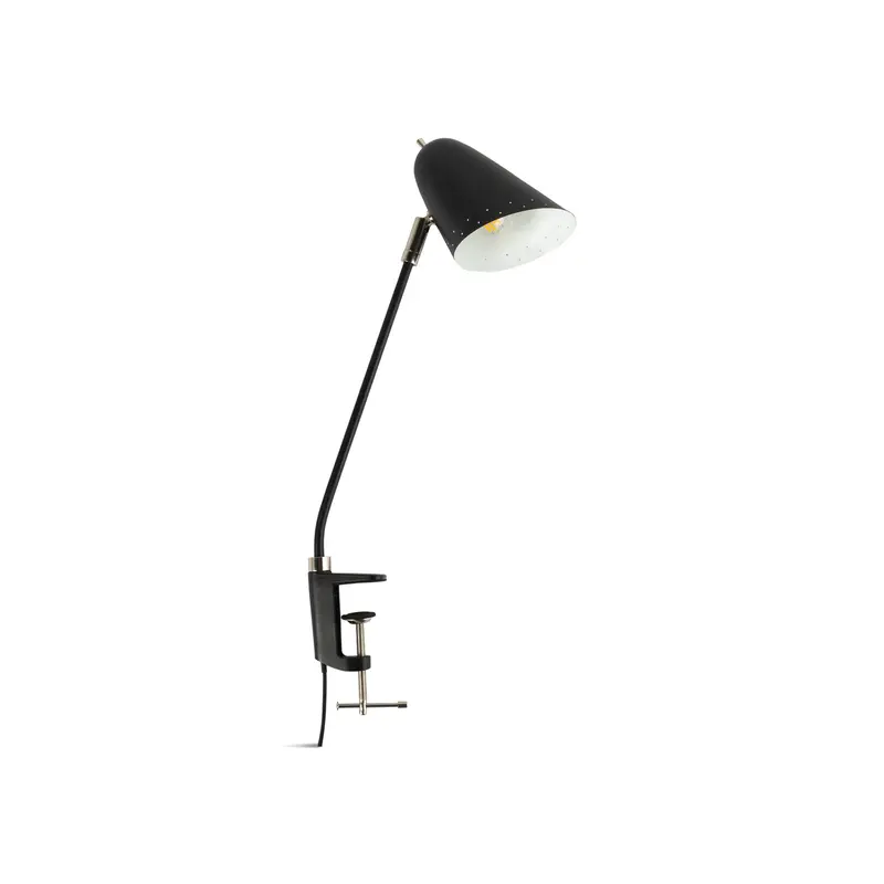 Heals Helsinki Long Arm Clamp Wall/Table Lamp Black
