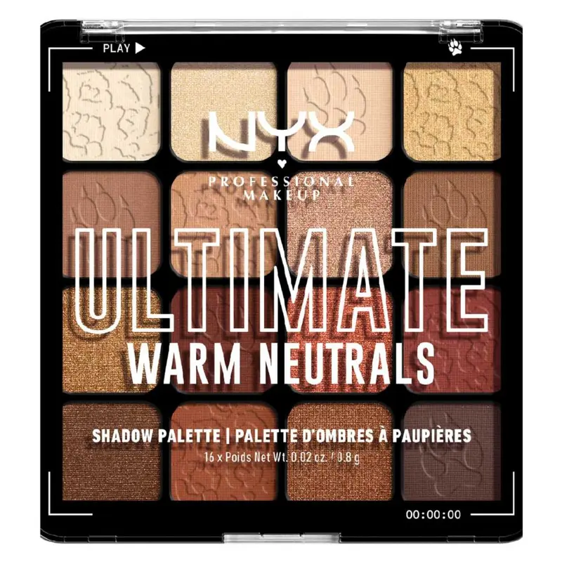 Ultimate Shadow Palette Vegan 16-Pan - Warm Neutrals