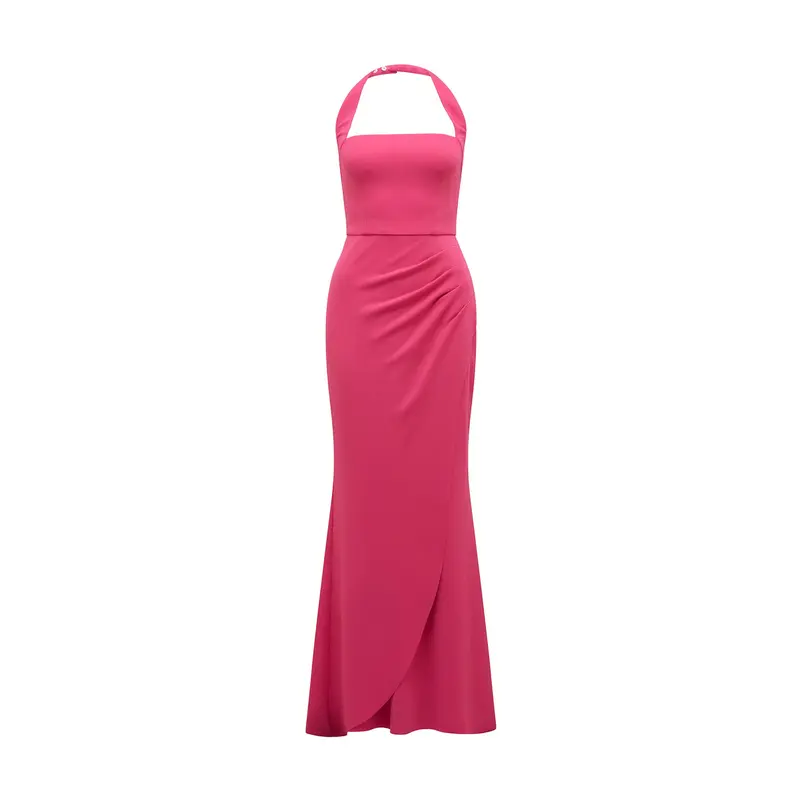 Willow Wrap Maxi Dress Pink