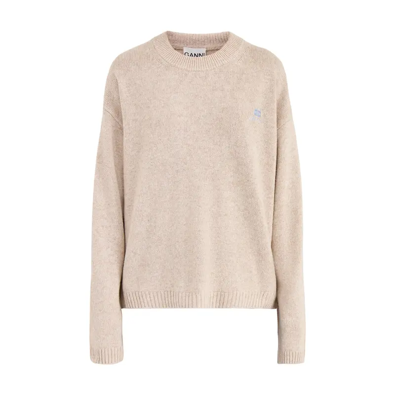 Future Wool Oversized Jumper Sand