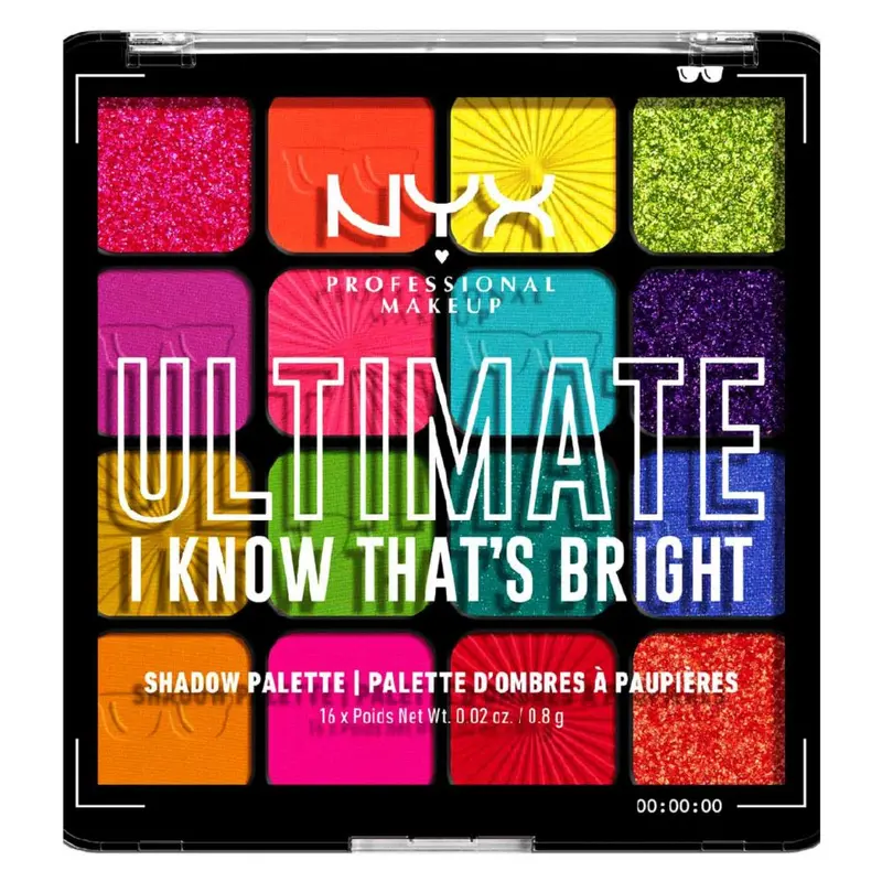 Ultimate Shadow Palette Vegan - I Know That's Bright