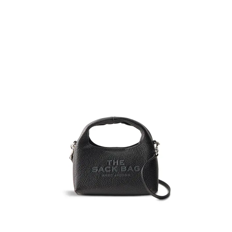 Micro Crossbody Sack Bag Black