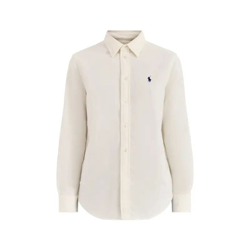 Cord Long Sleeve Shirt Warm White