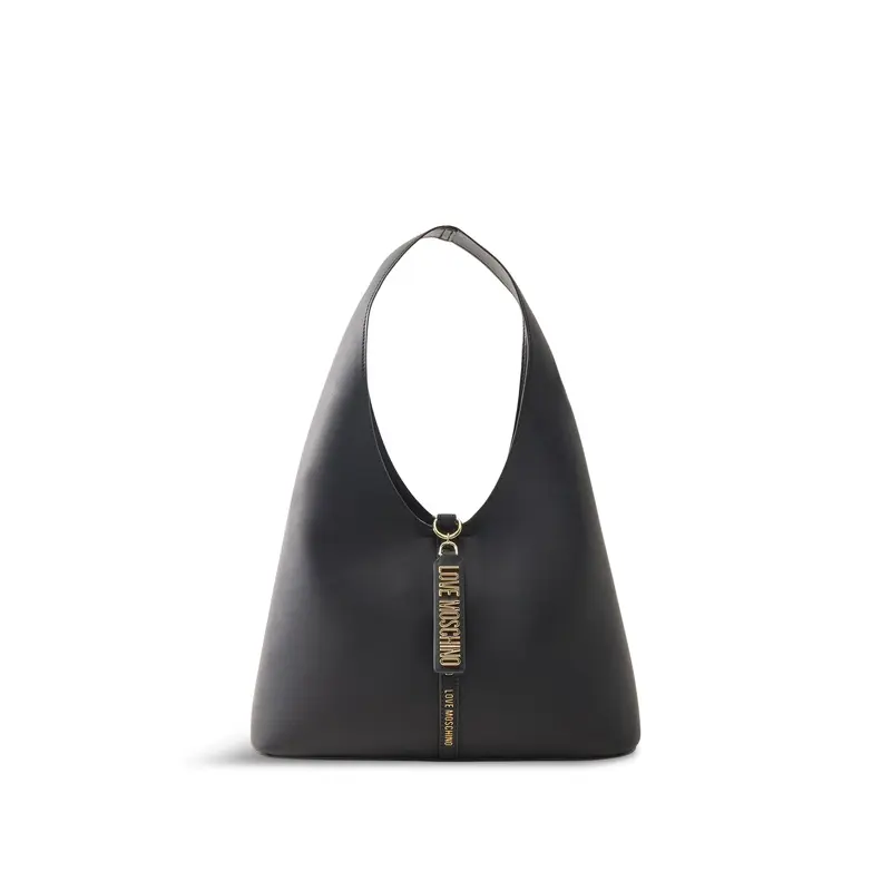 Zipped Hobo Bag Black