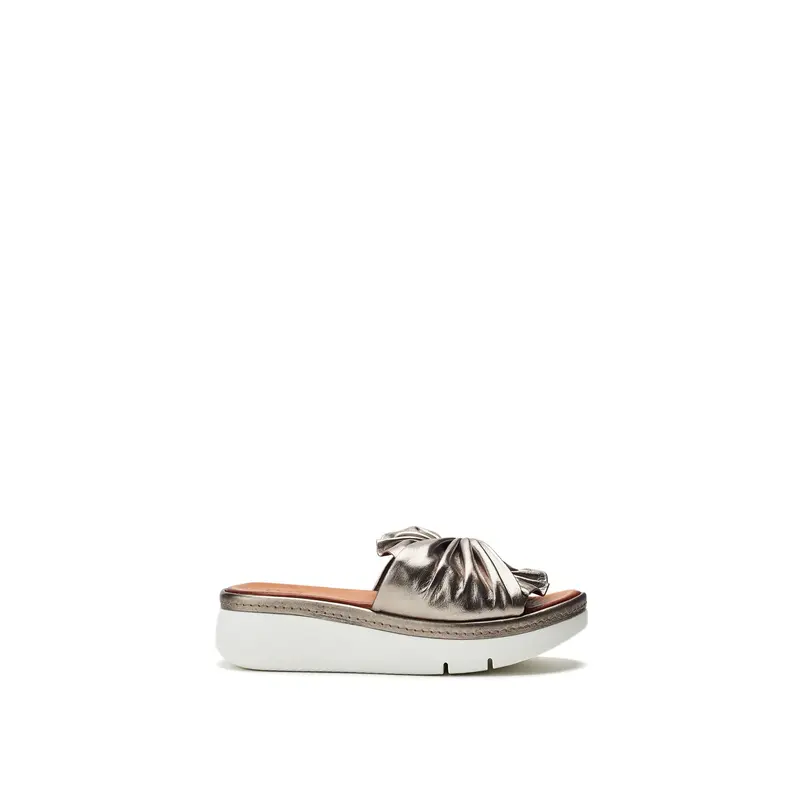 Ollin Leather Sliders Multi
