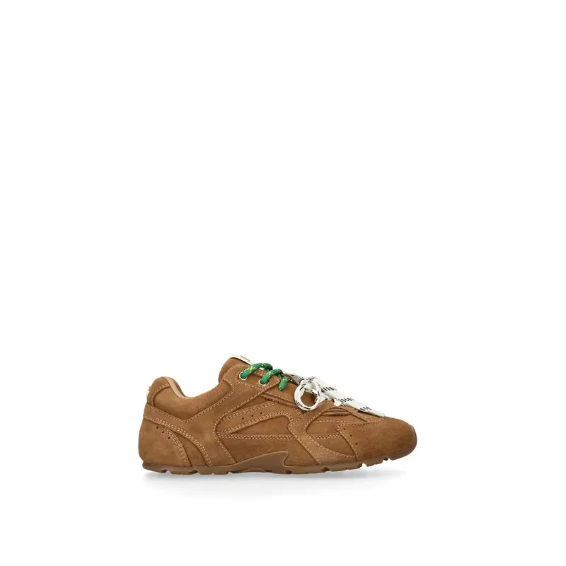 Asiel Suede Trainers Tan