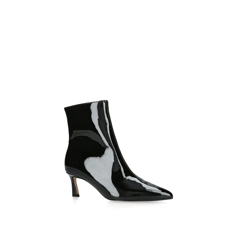 Lulah Patent Leather Boot Black