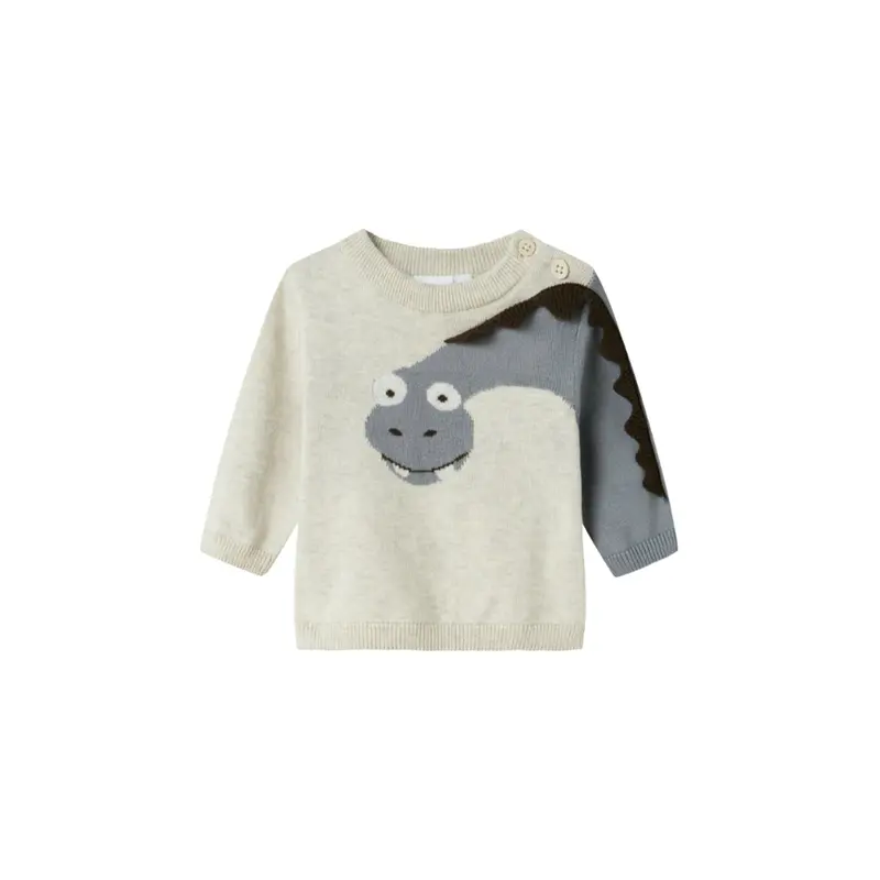 Baby Knit Sweater Beige