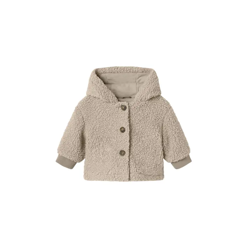 Baby Teddy Jacket Cream