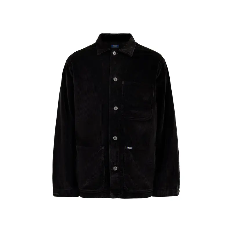 Corduroy Overshirt Black