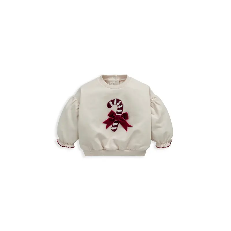 Candy Sweatshirt Warm Cream