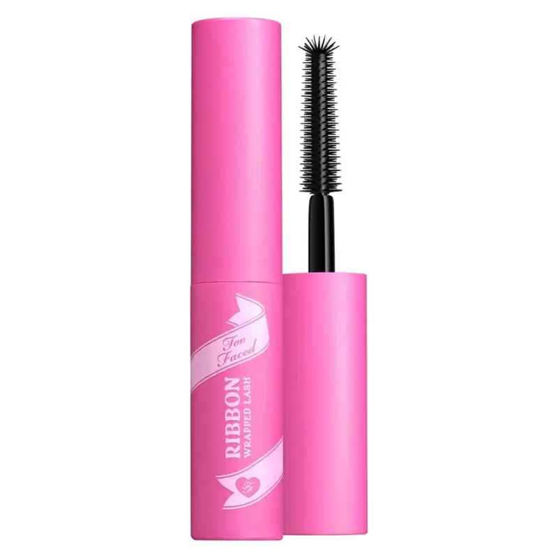 Too Faced Ribbon Wrapped Lash Extreme Length Tubing Mascara Black Travel Size 4.7ml