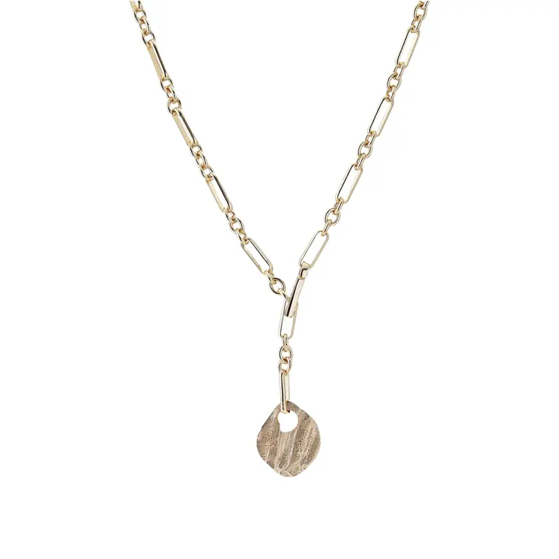 Baia Lariat Necklace Gold