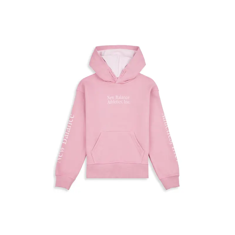 Kids Linear Sleeve Graphic Hoodie Pink