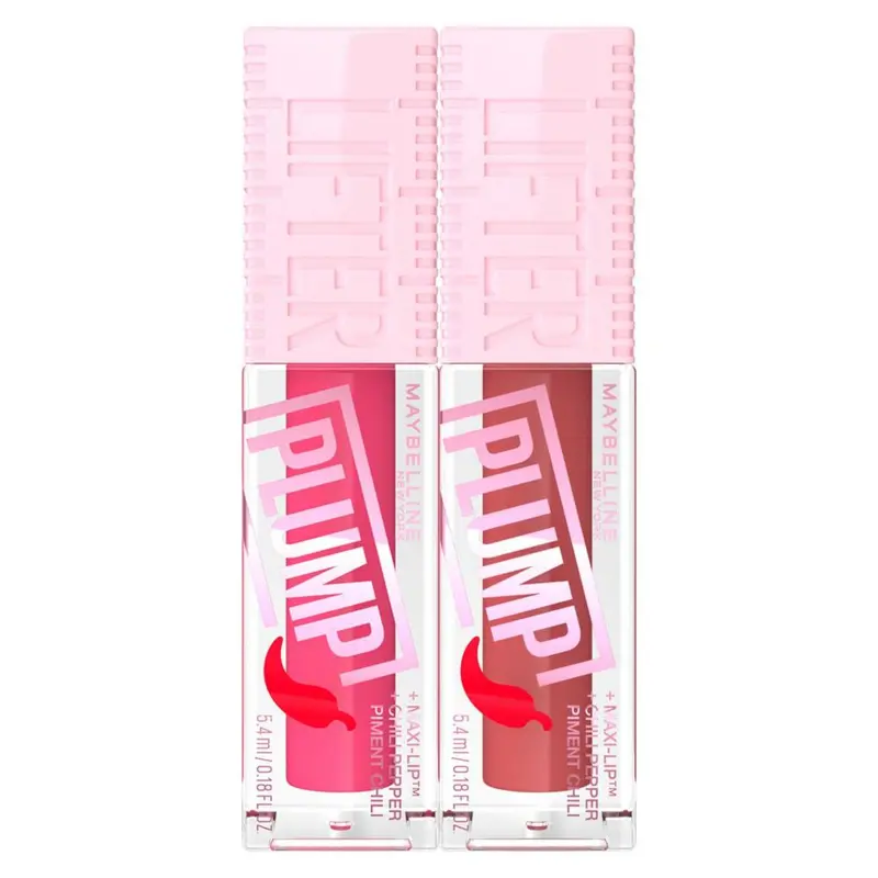Lifter Plump Pink Sting + Peach Fever Lip Gloss
