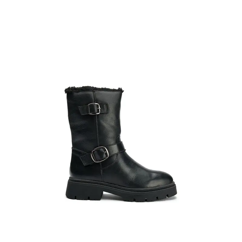 Gru Biker Boots Black