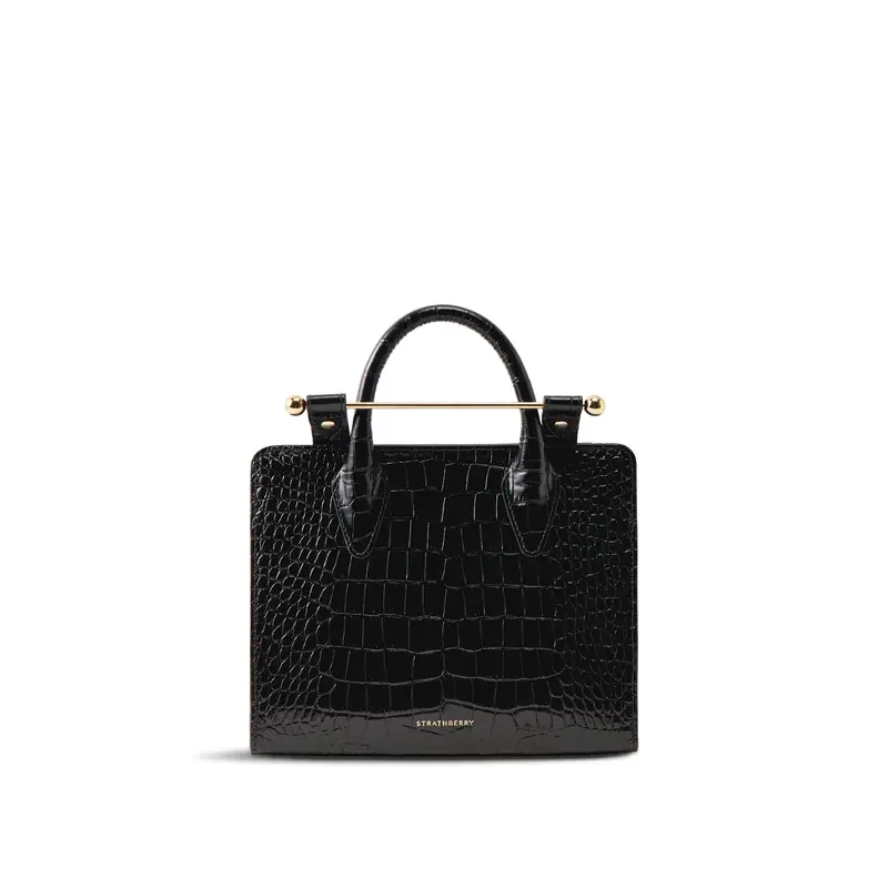 Embossed Croc Mini Tote