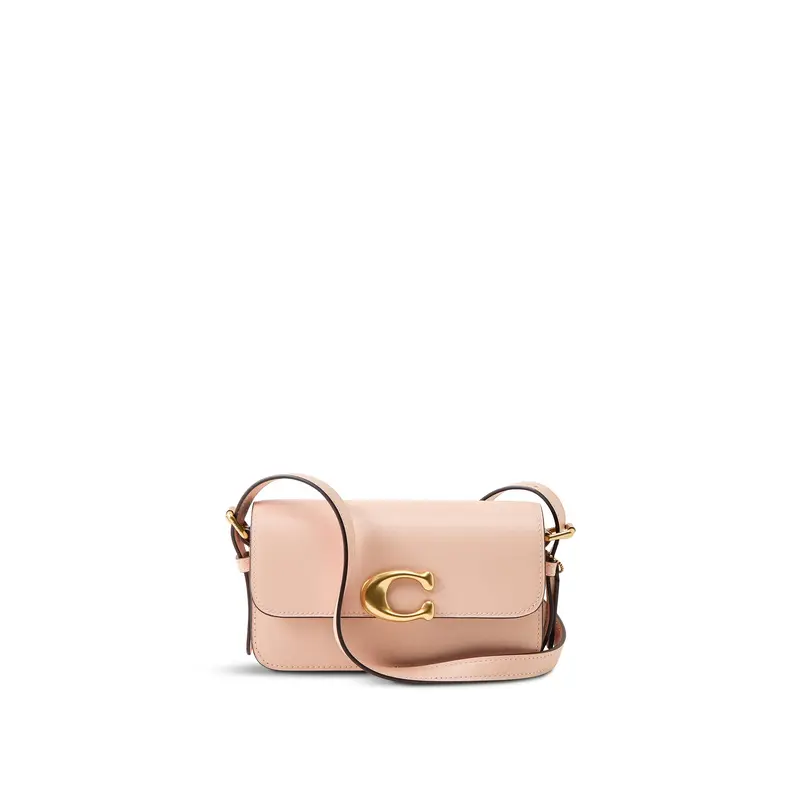 Refined Calf Leather Zoe Shoulder Bag Cream