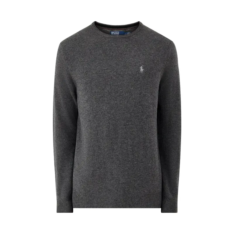 Merino Wool Jumper Charcoal Grey