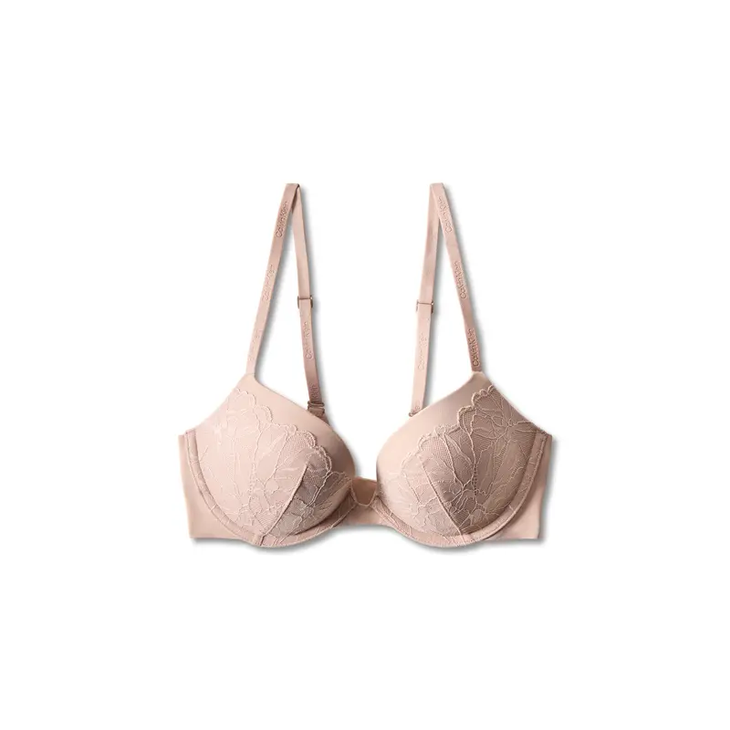 Perfectly Fit Lace Push Up Plunge Bra Cedar