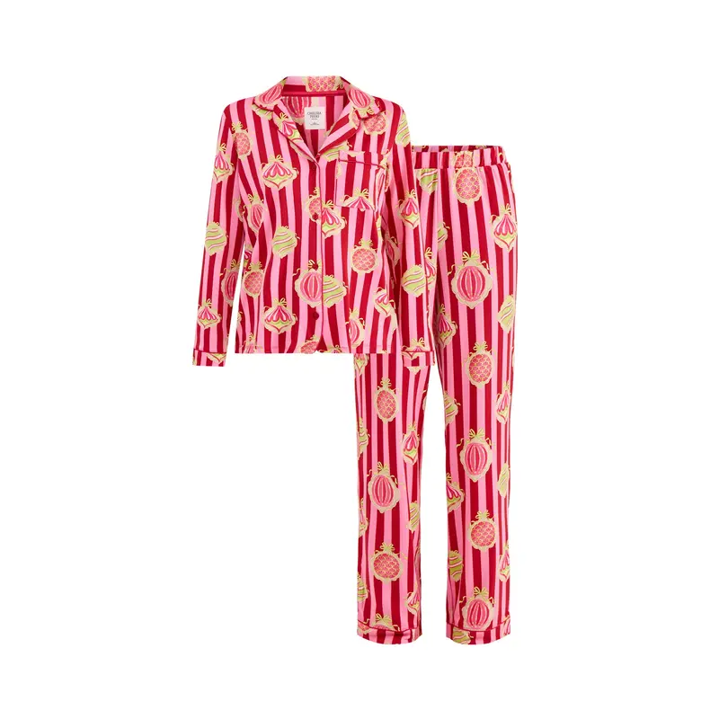 Baubles Pyjama Set Red