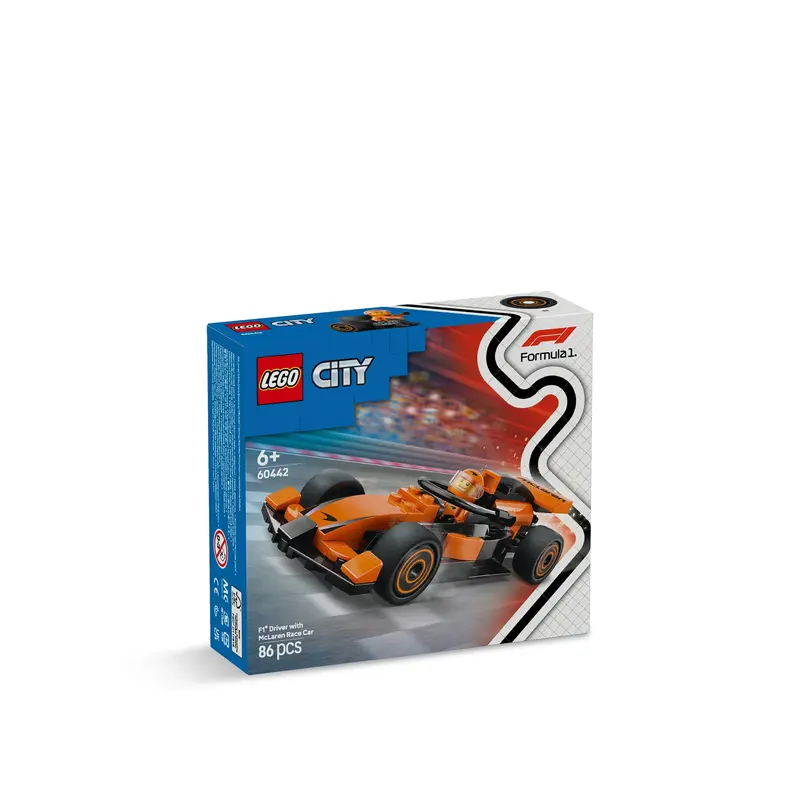 F1 Driver with McLaren Race Car 60442