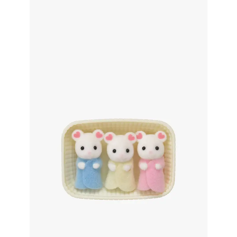Marshmallow Mouse Triplets