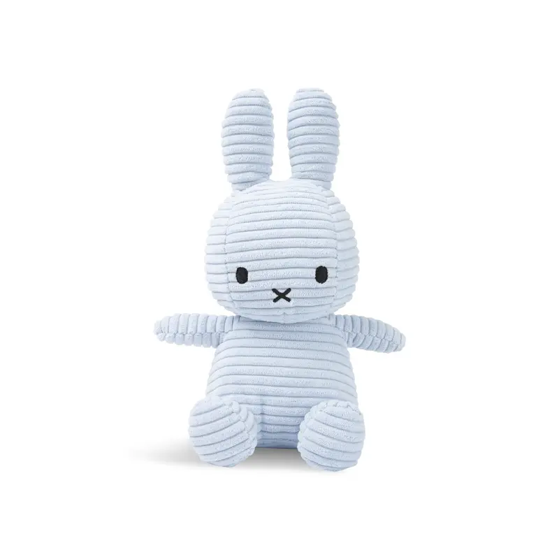 Miffy Corduroy Soft Toy Ice Blue