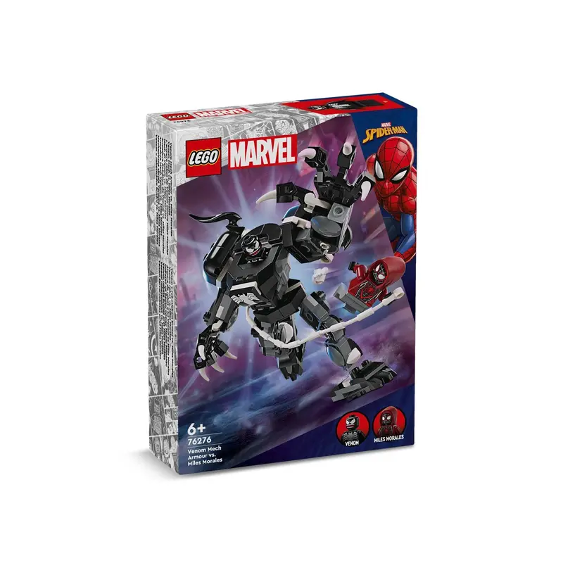 Venom Mech Armor vs Miles Morales 76276