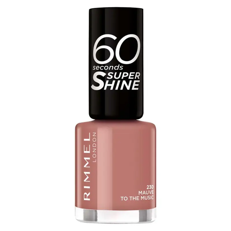 Rimmel London 60 Seconds nail polish Mauve To The Music 8ml