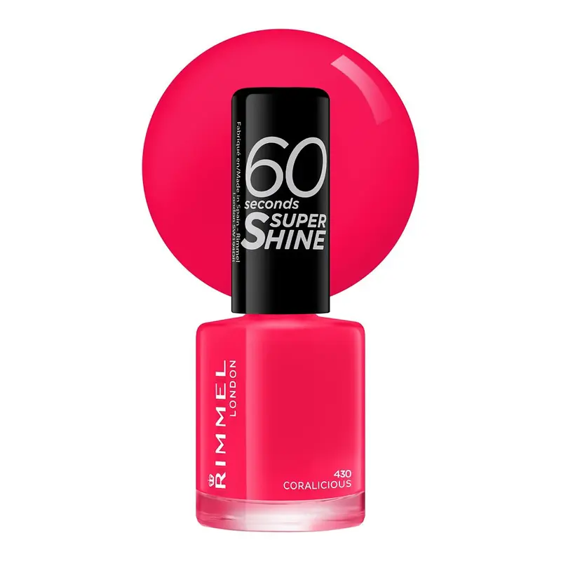 Rimmel 60 Seconds Super Shine Nail Polish - Coralicious