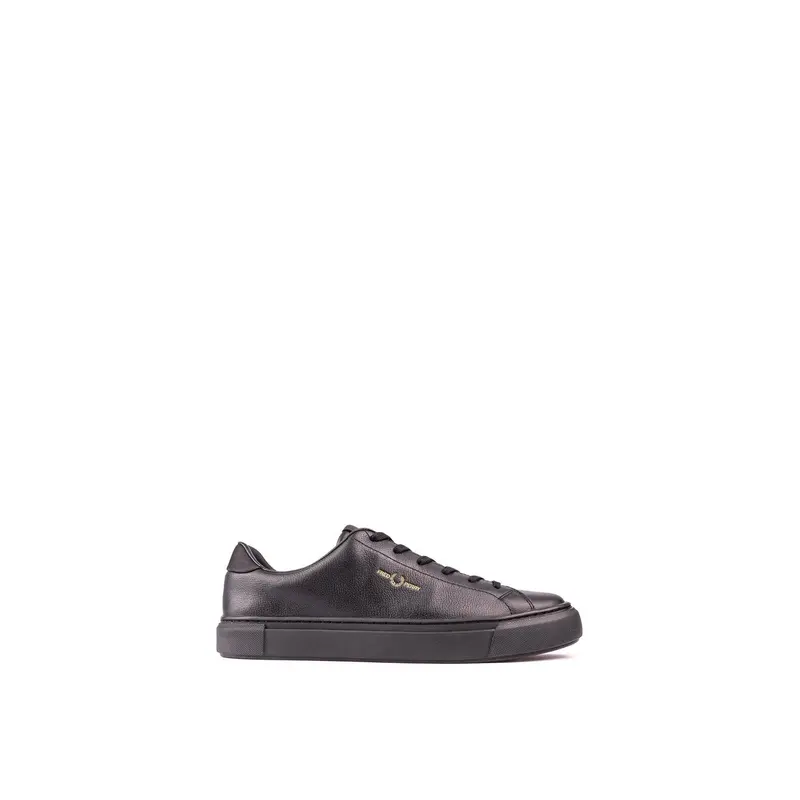 B71 Leather Trainers Black