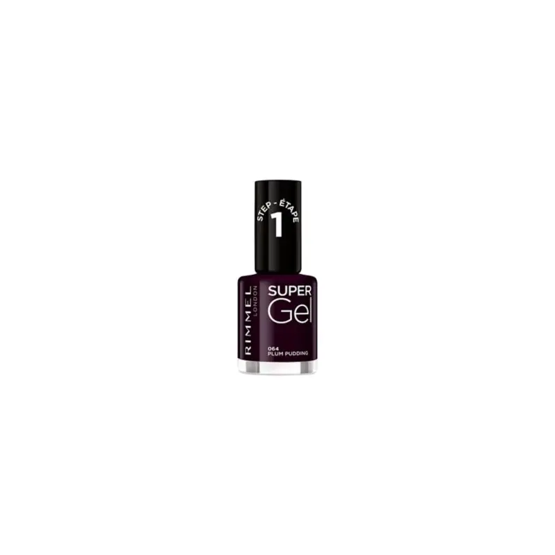 Rimmel London Super Gel Nail Polish Plum Pudding