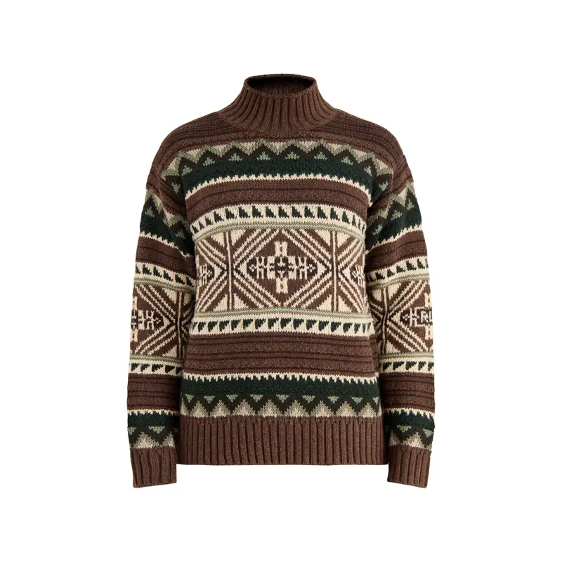 Skiers Wool Jumper Brown