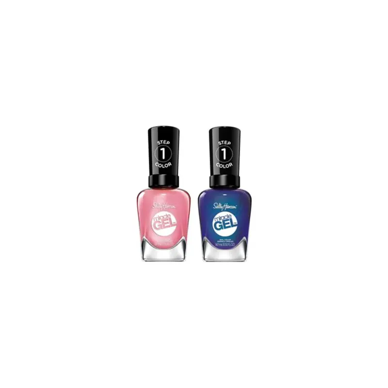 Sally Hansen Miracle Gel Summer Nail Polish Bundle Duo - Shell Yeah
