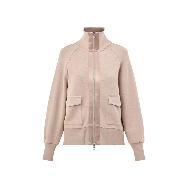 Roxbury Zip Through Taupe Marl