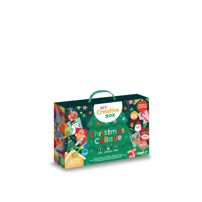 Collage Sensory Craft Box Christmas