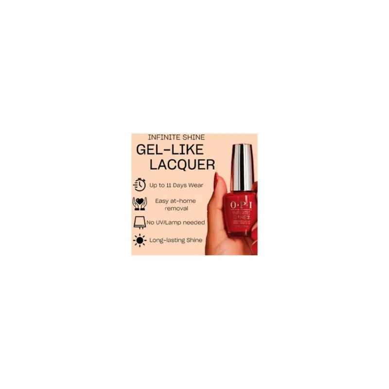 OPI Infinite Shine Gel Like Polish - Megawatt Hot - 15ml