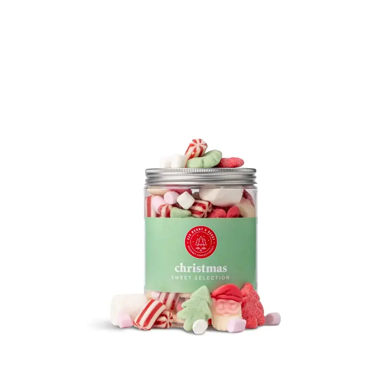 Merry Christmas Festive Treats Jar