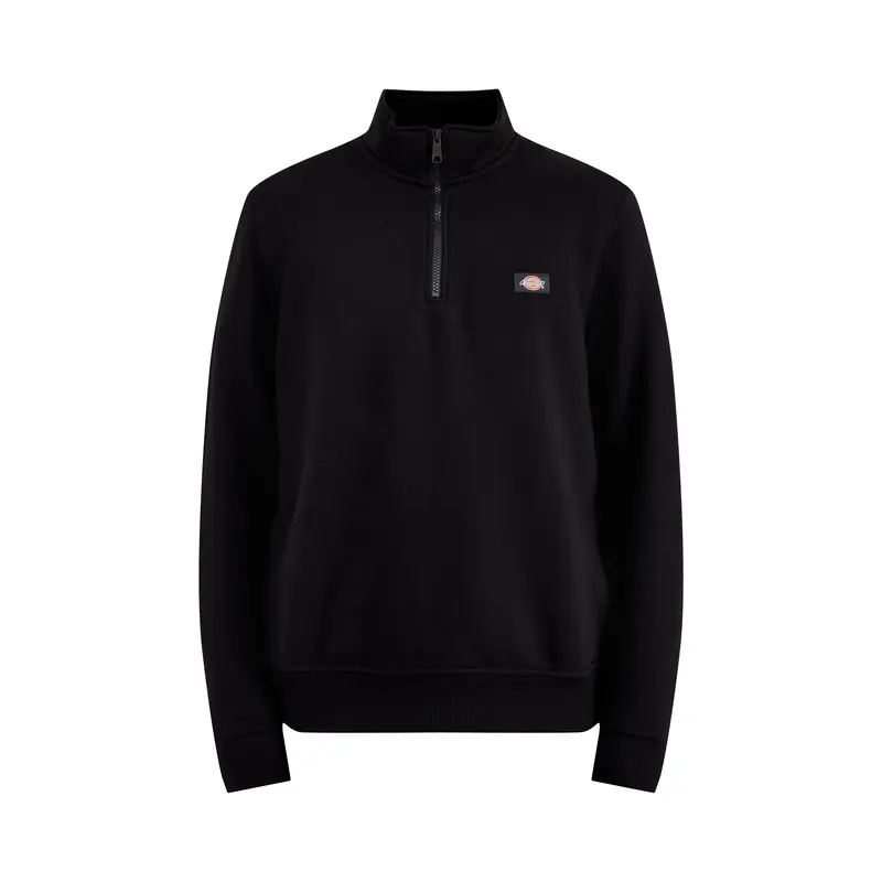 Oakport Quarter Zip Sweatshirt Black
