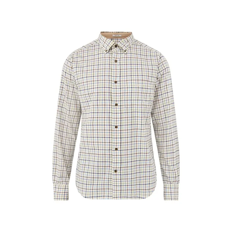 Twill Check Shirt Clear Sky