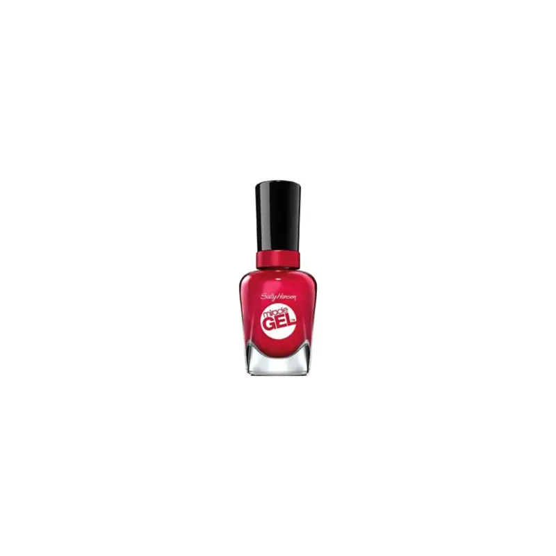 Sally Hansen Miracle Gel Nail Polish - Bordeaux Glow - Cherry Red Nail Colour