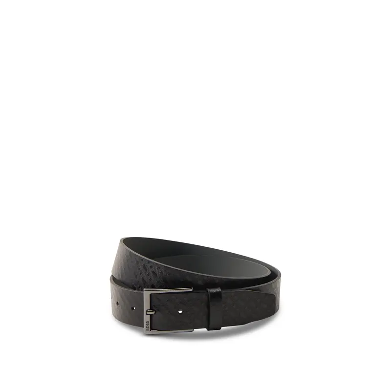 Barn Bmono Leather Belt Black