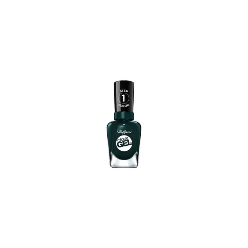 Sally Hansen Miracle Gel Nail Polish - Jealous Boyfriend - Dark Green Nail Colour
